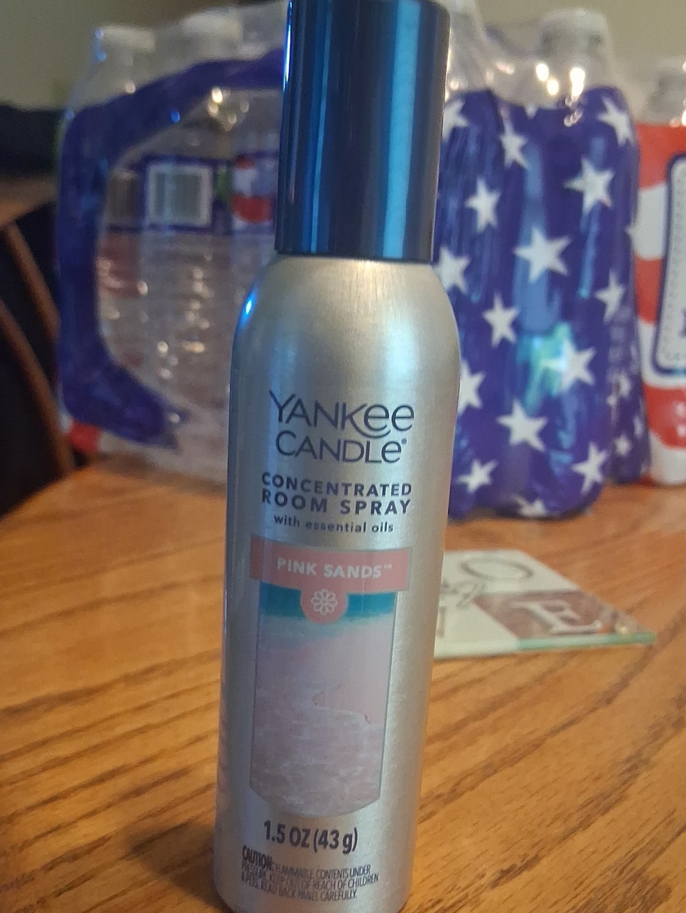 Yankee Candle Pink Sands Concentrated Room Spray - Silver Bottle with Pink Label